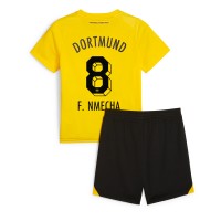 Borussia Dortmund Felix Nmecha #8 Heimtrikotsatz Kinder 2023-24 Kurzarm (+ Kurze Hosen)